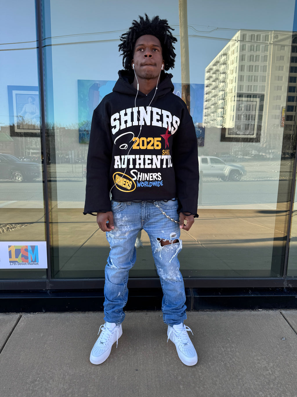 Shiners Distressed Hoodie