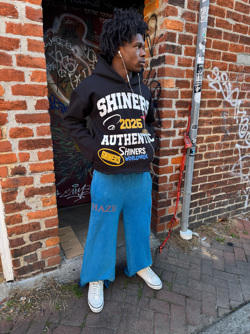 Shiners Distressed Hoodie