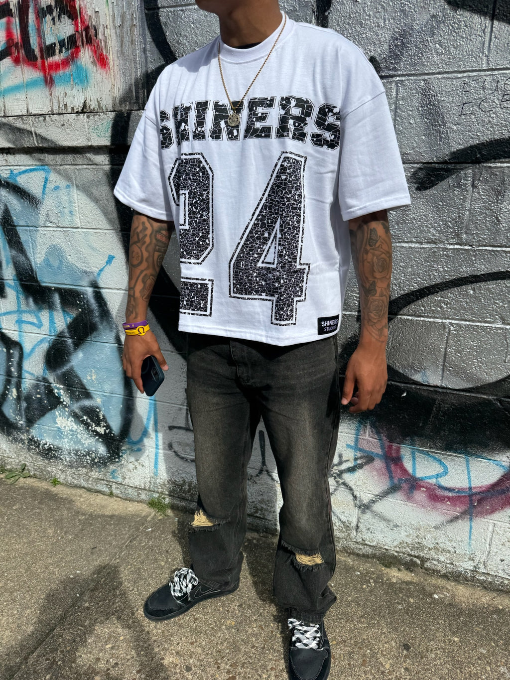 White Unisex “24” Tee