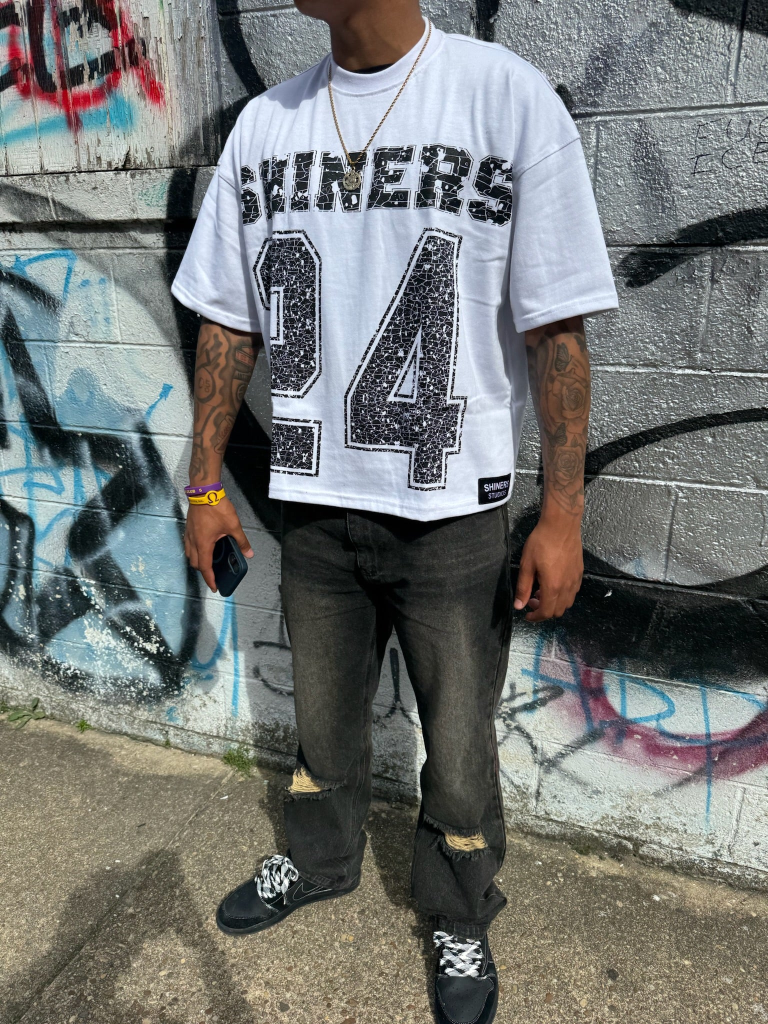 White Unisex “24” Tee