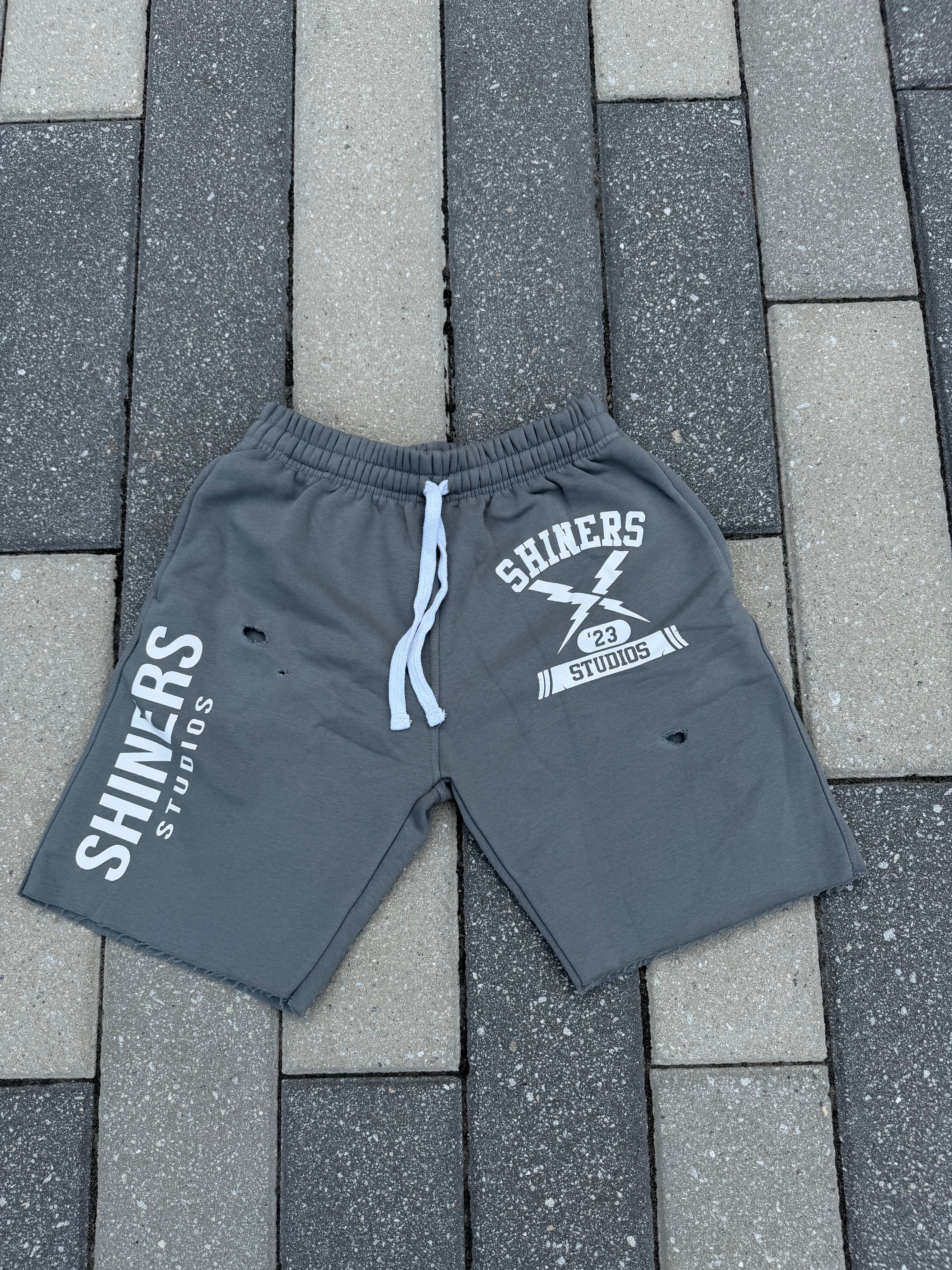 Grey Shiners Shorts