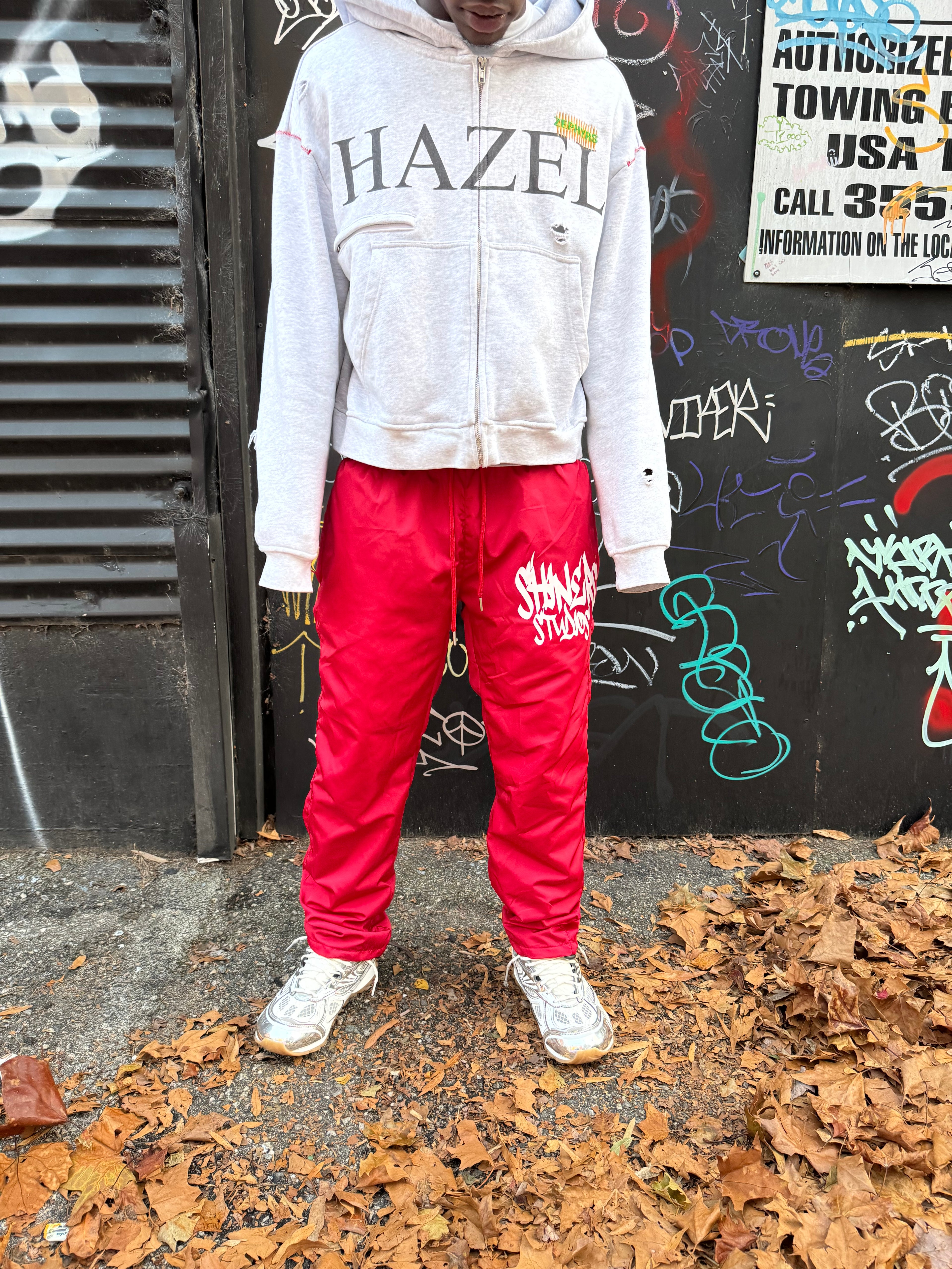 Windbreaker Pants (Red)