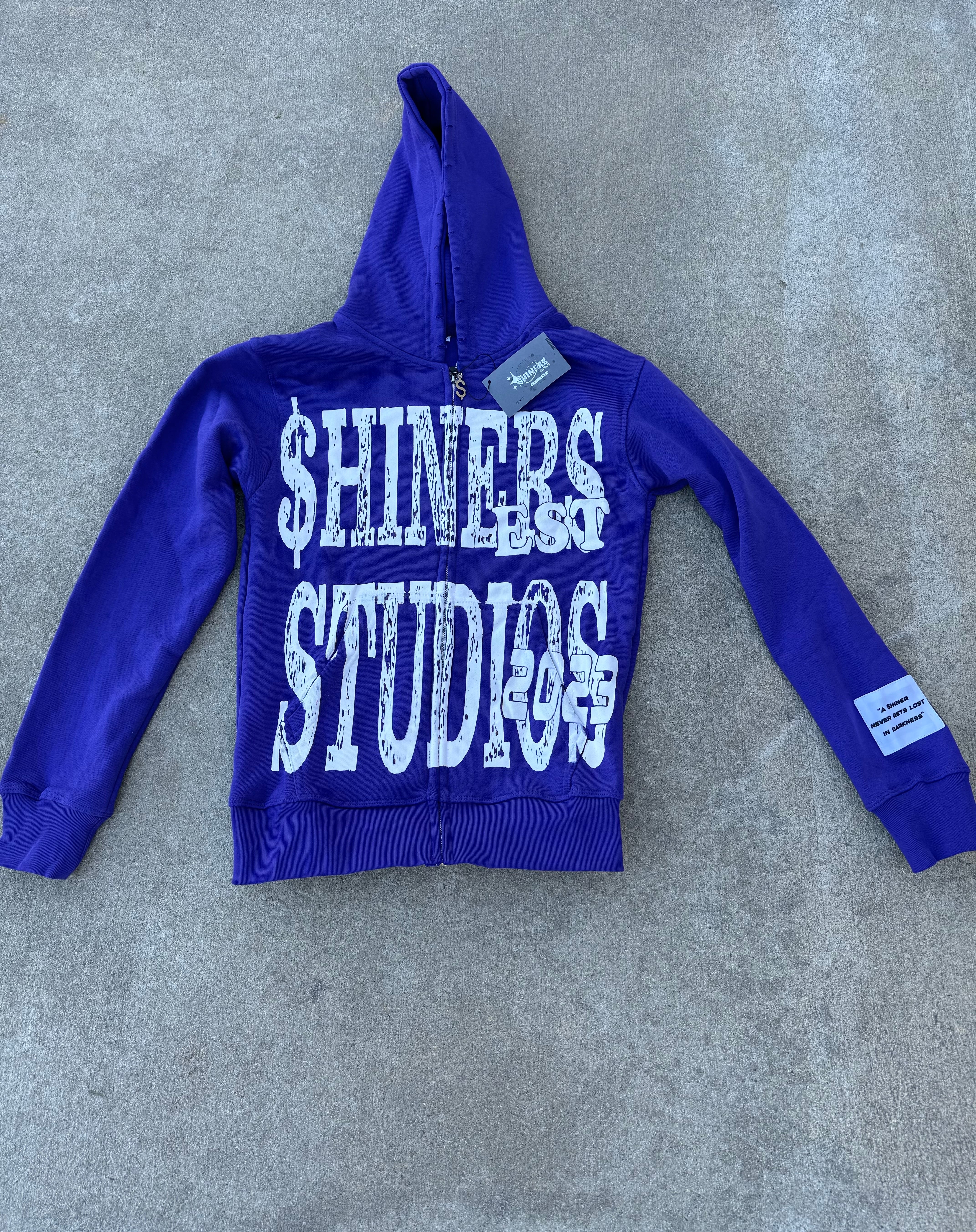 Purple Shiners Zip Up Jacket