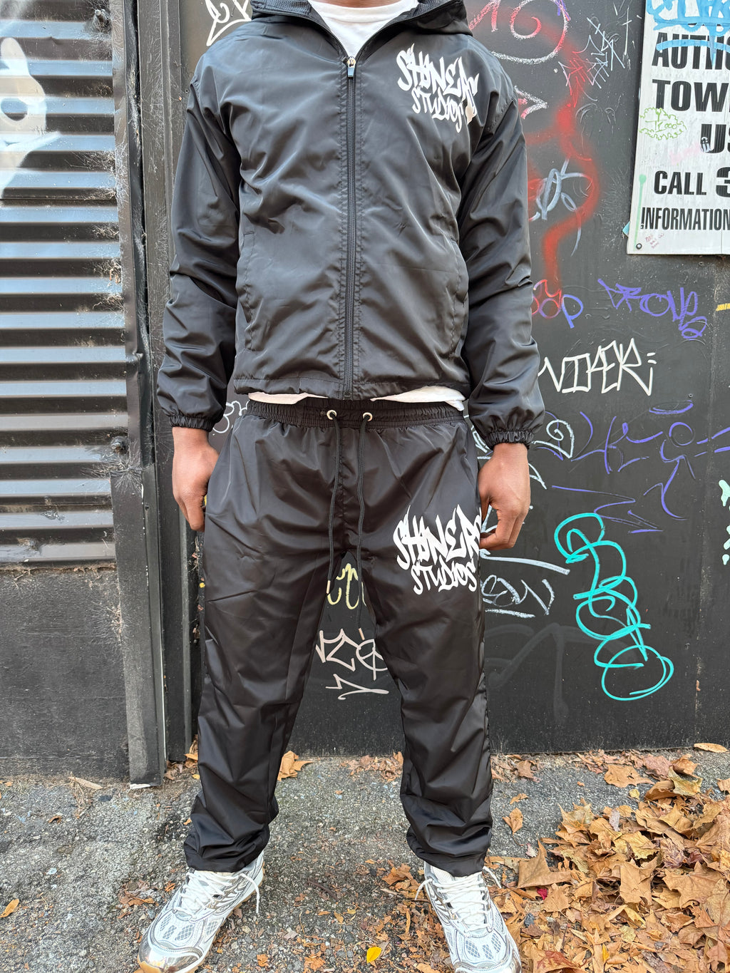 Windbreaker Pants (Black)