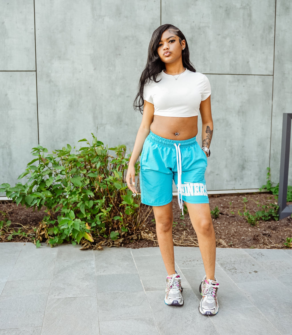 Blue Property Shorts