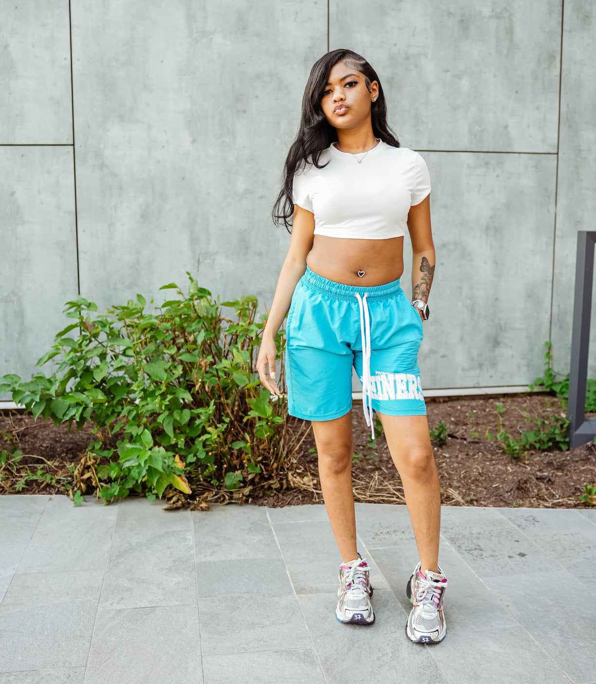 Blue Property Shorts