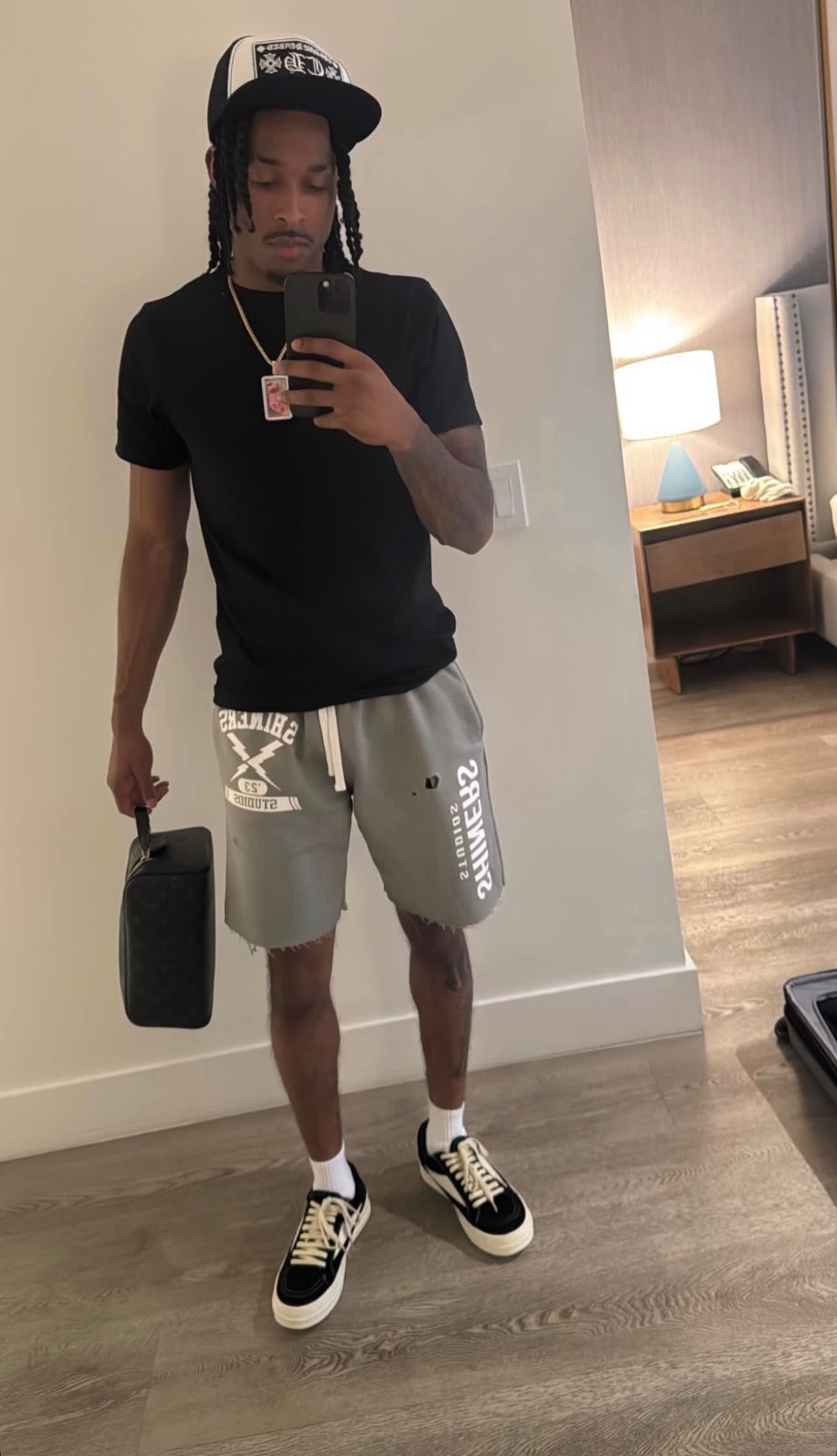 Grey Shiners Shorts